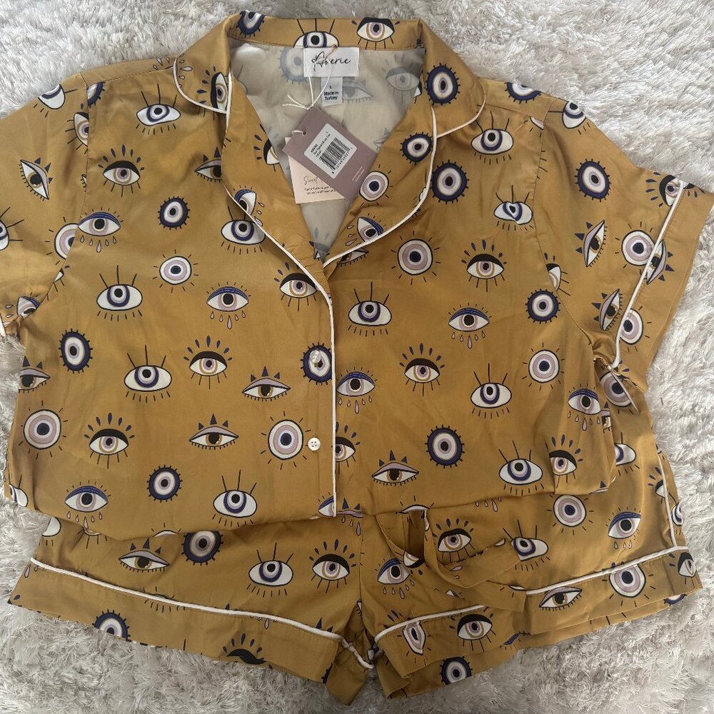 Averie Amara Short Pajamas Bronze Eyes